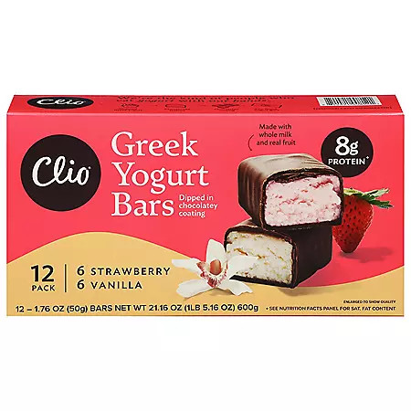 Clio Greek Yogurt Bar Variety Pack (12 pk.) | Sam's Club
