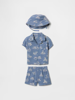Baby Peter Rabbit™ Crinkle Gauze Cabana Set | Gap (US)