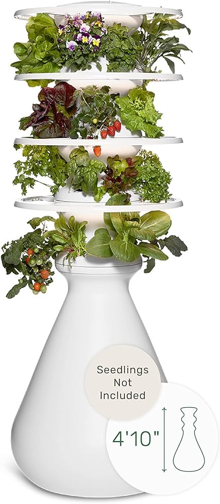 Lettuce Grow Farmstand with Glow Rings (Farmstand Only, No Seedlings Included) | 24-Plant Hydropo... | Amazon (US)