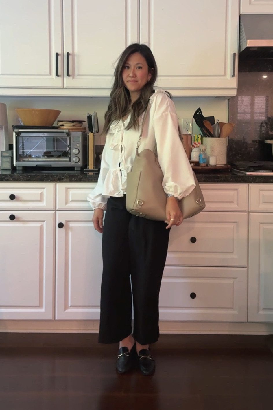 fun work fit wearing the trendy ganni inspired  top — tank underneath to make it it business appropriate. 

#LTKitbag #LTKworkwear #LTKtravel