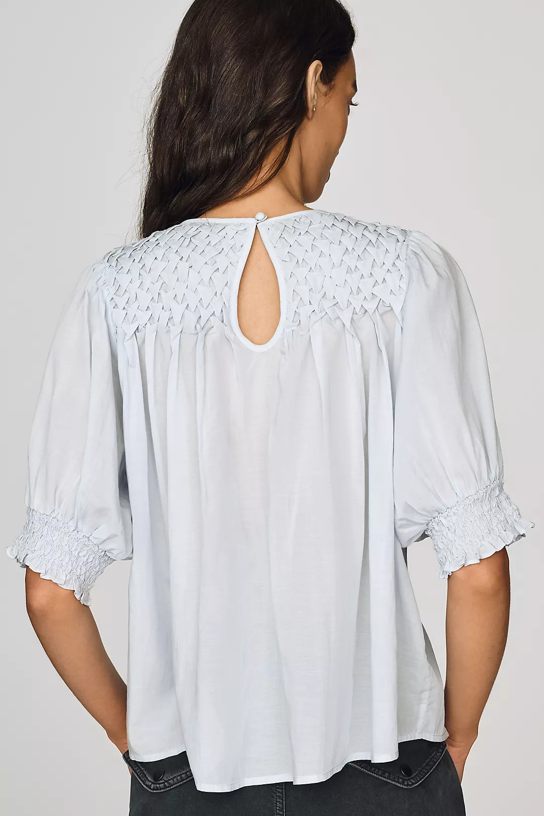 By Anthropologie Smocked Swing Blouse | Anthropologie (US)