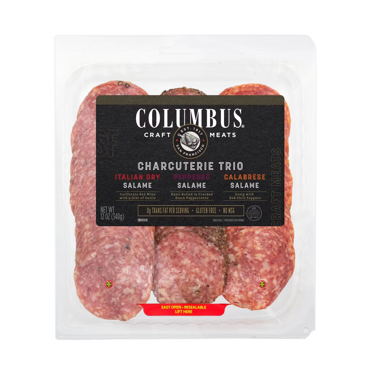 Columbus Salame Sampler Deli Meats - 12oz | Target