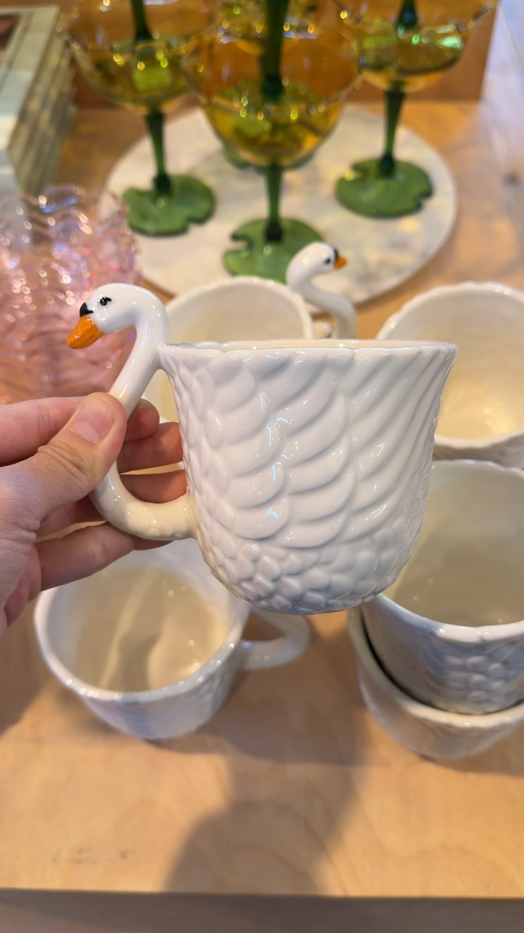 Spring whimsy at its best! 🦢🌸 This danity Swan Cup from Anthropologie is such a joyful little find! The white swan shape feels playful and fresh for the season, and the curved neck as the handle makes it extra special. 🤍 It’s one of those pieces that instantly adds charm to your morning coffee or styled shelf. I linked more swan-inspired decor and spring-ready finds to mix into your home! 🏡  #SpringStyle  #AnthroHome #SpringHomeDecor 

#LTKHome #LTKFindsUnder50 #LTKSaleAlert