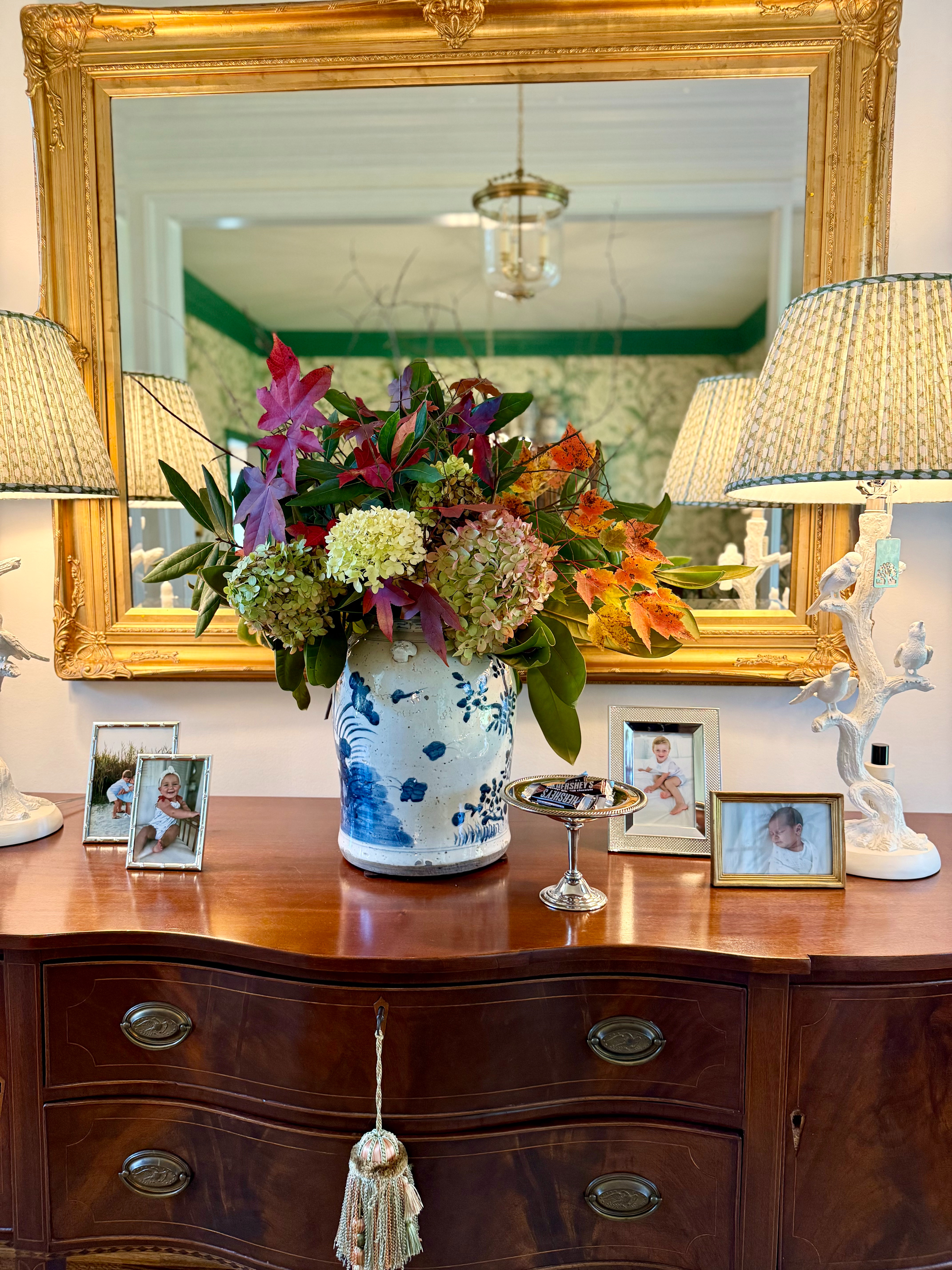 Created this pretty Ralph Lauren inspired arrangement for our entry way using clippings from our yard. Here are some beautiful branches to use for your Thanksgiving arrangements! #ralphlaureninspired #ralphlaurenhome #blueandwhite 

 #LTKHoliday #LTKSeasonal #LTKHome