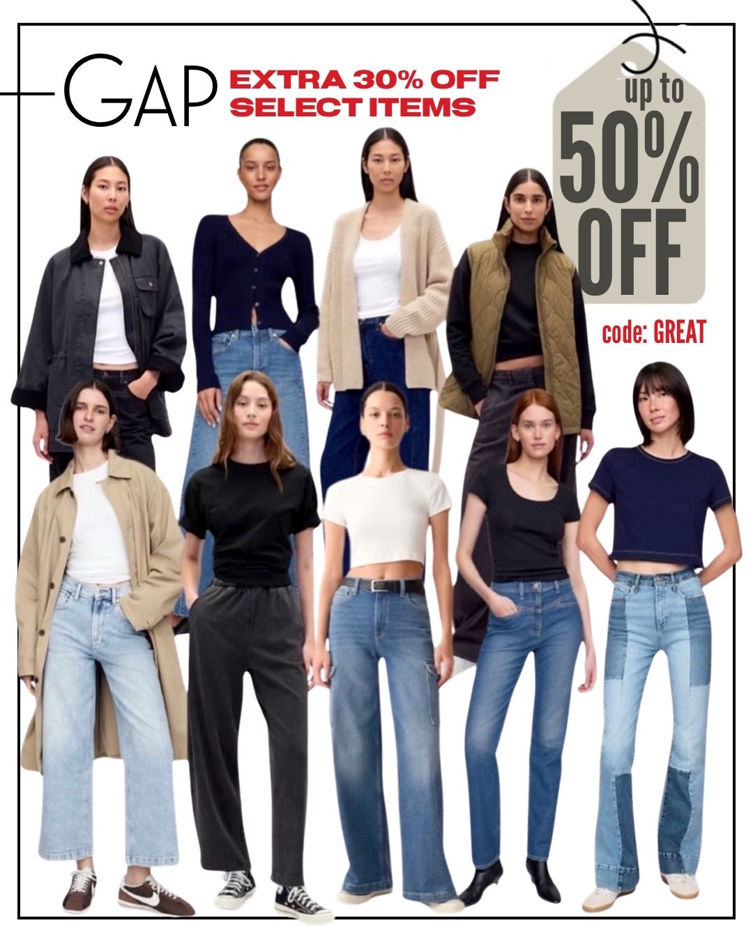 Gap UP TO 50% OFF SITEWIDE & EXTRA 30% OFF select items with code GREAT

Follow my LTK @thehouseofsequins on the @shop.LTK app to view this post and get my exclusive app-only content!

#liketkit 
@shop.ltk
https://liketk.it/5VIIN

Follow my LTK @thehouseofsequins on the @shop.LTK app to view this post and get my exclusive app-only content!

#liketkit 
@shop.ltk
https://liketk.it/5VIJ6