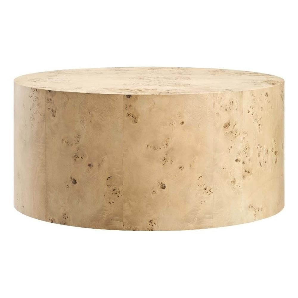 Modway EEI-6274-NAB Cosmos 35" Round Burl Wood Coffee Table, Natural Burl | Amazon (US)