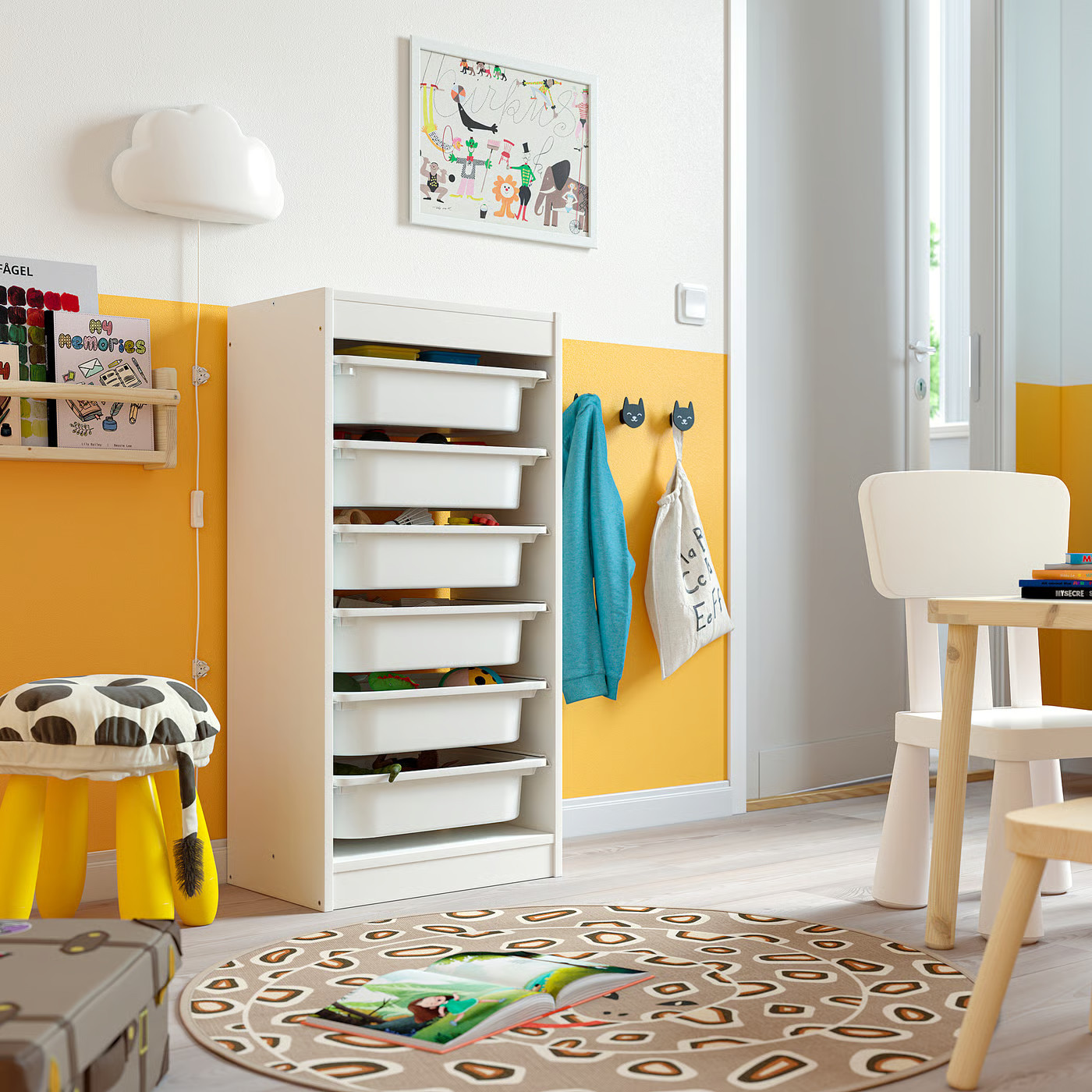 IKEA TROFAST storage combination with boxes, white/white, 18 1/8x11 3/4x37 | IKEA US