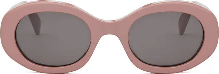 Triomphe 52mm Oval Sunglasses | Nordstrom