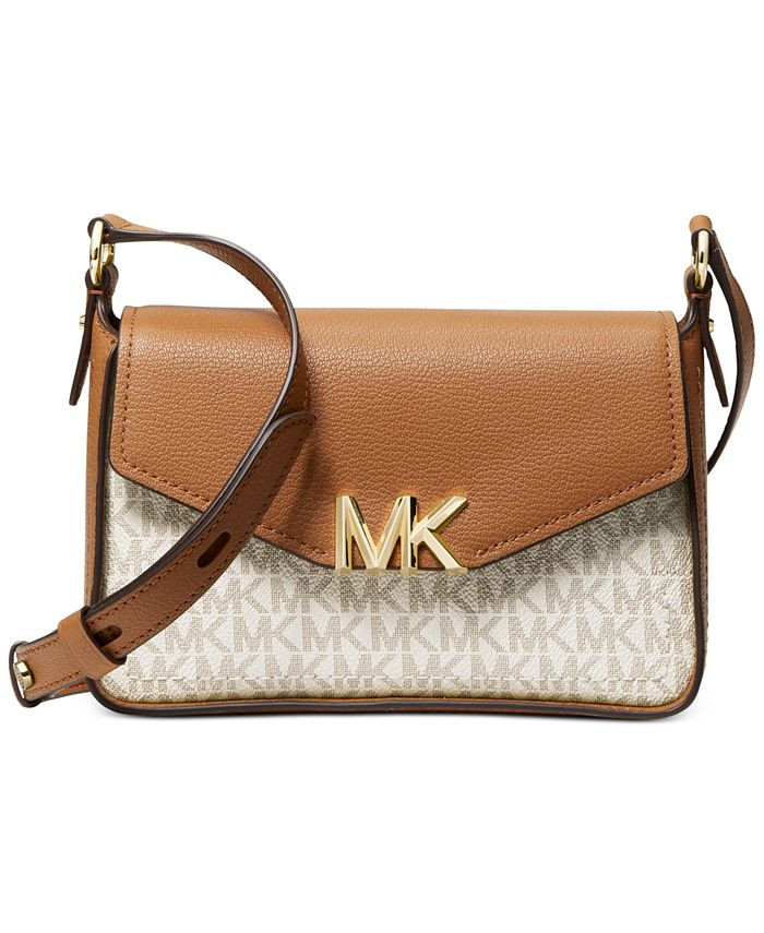 Michael Kors Sylvia Signature Small Messenger Bag & Reviews - Handbags & Accessories - Macy's | Macys (US)