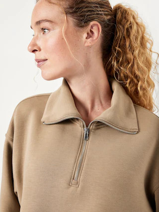 Bounce Fleece Half-Zip Pullover Sweatshirt | Old Navy (US)
