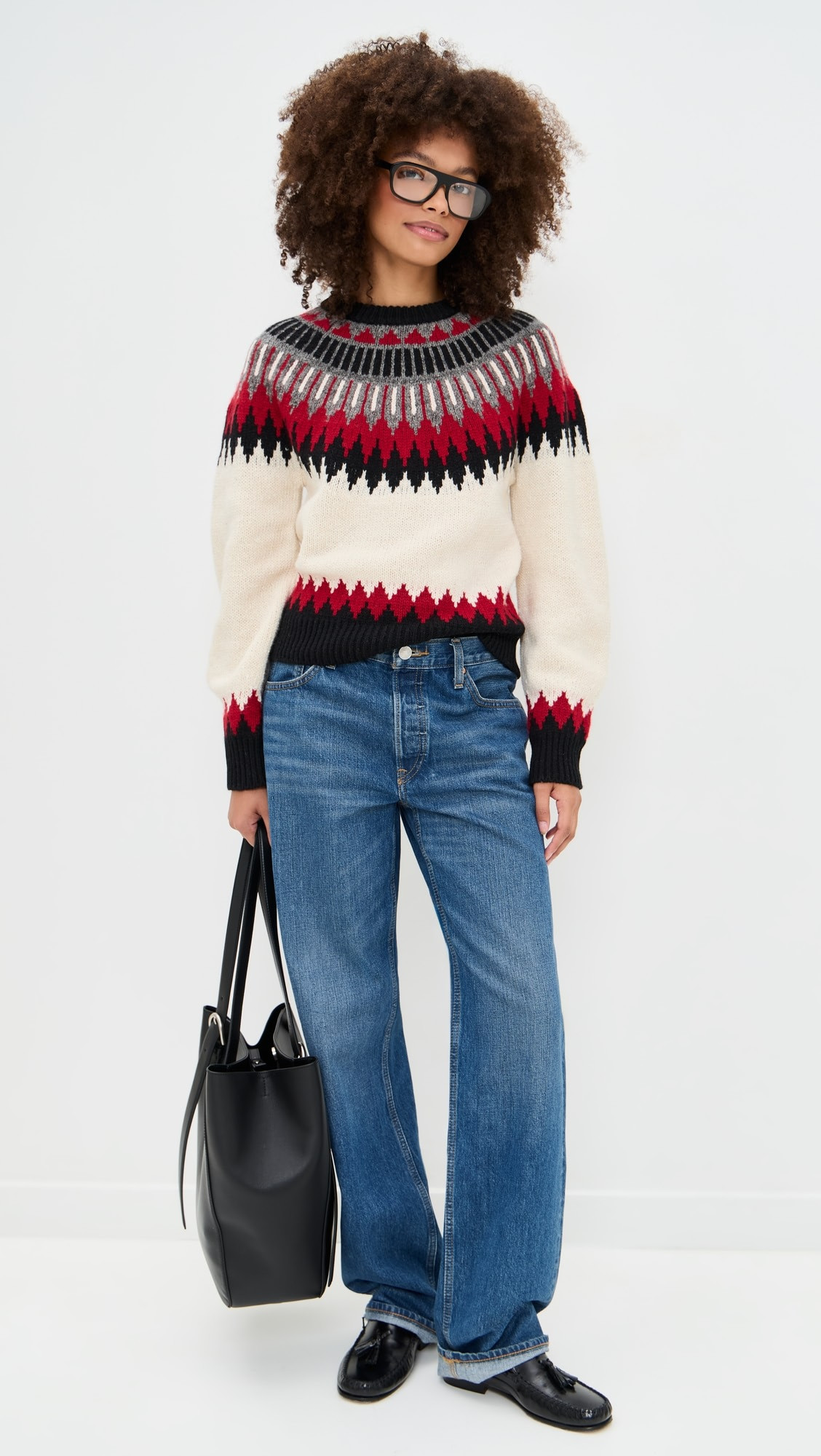 Wool Blend Long Sleeve Crew Neck Sweater | Shopbop
