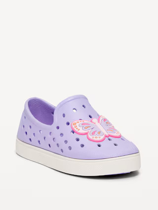 Perforated Slip-On Shoes for Toddler Girls (Partially Plant-Based) | Old Navy (US)