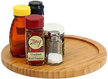 Bamboo Single Turntable Lazy Susan | Amazon (US)