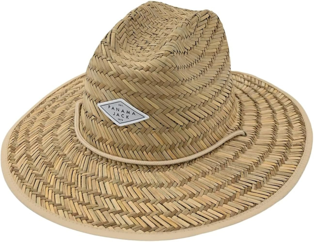 Panama Jack Mens & Womens Lifeguard Straw Hats - Handwoven, Big Brims, UPF 50+ Sun Protection | Amazon (US)
