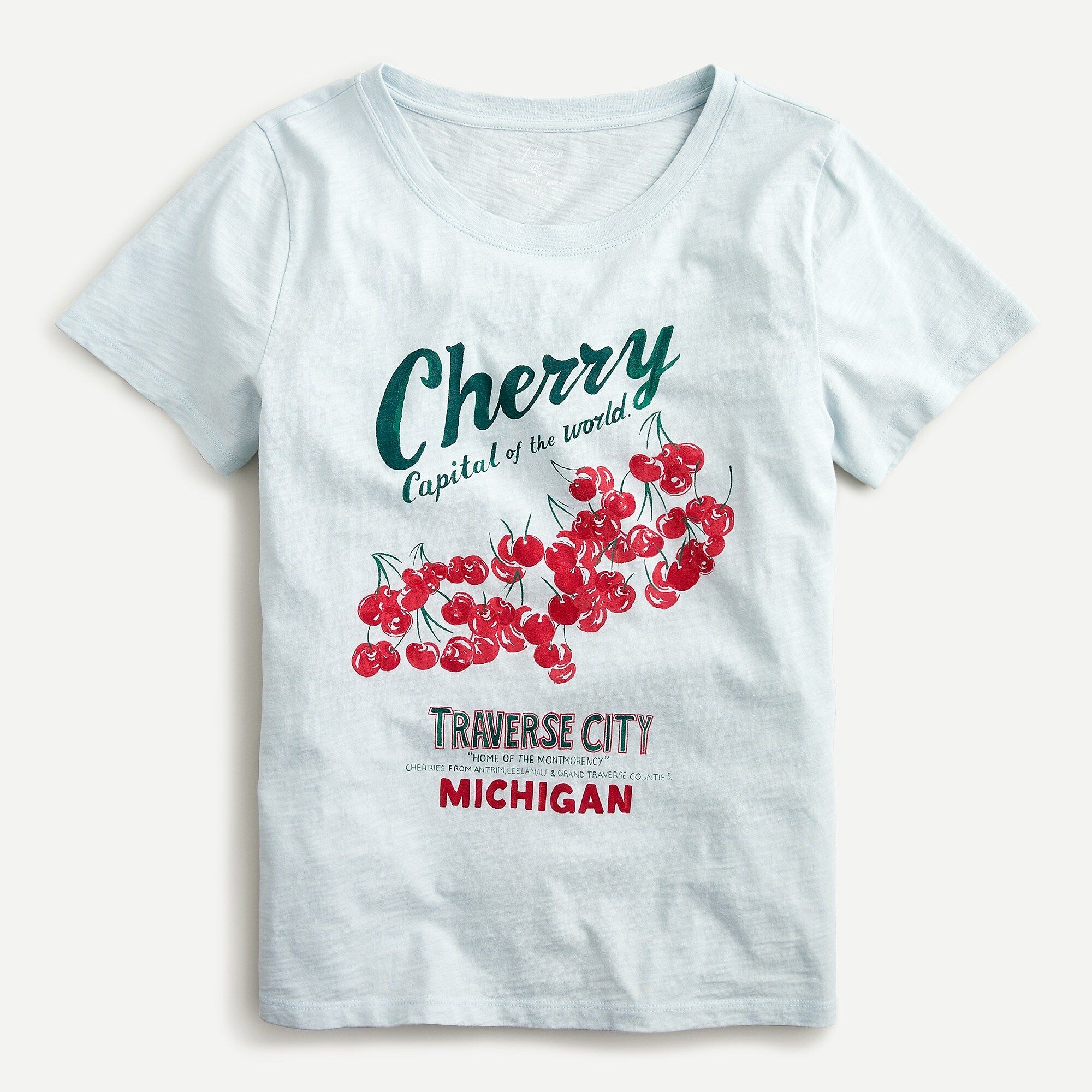 Short-sleeve Michigan cherries T-shirt | J.Crew US