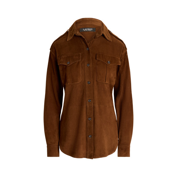 Relaxed-Fit Hemd aus Ziegenwildleder | Ralph Lauren (DE & AT)