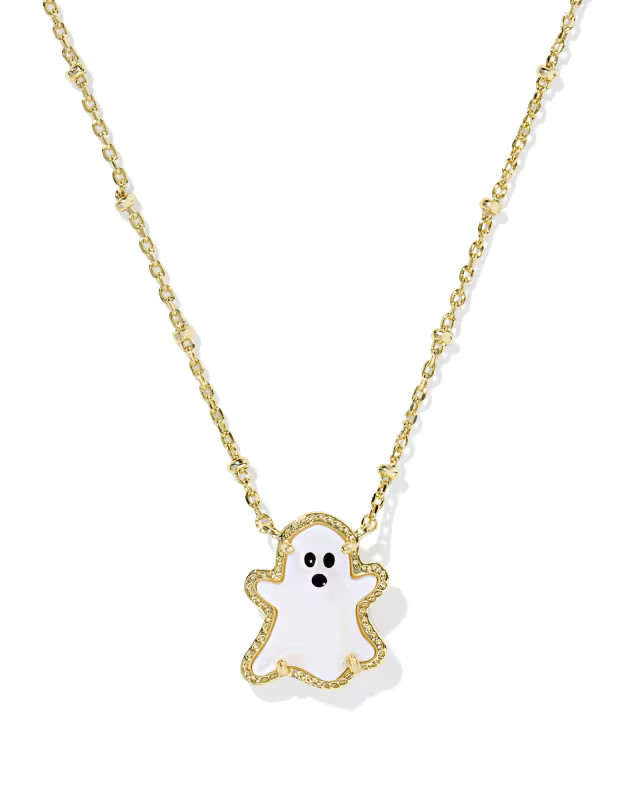 Ghost Gold Short Pendant Necklace | Kendra Scott