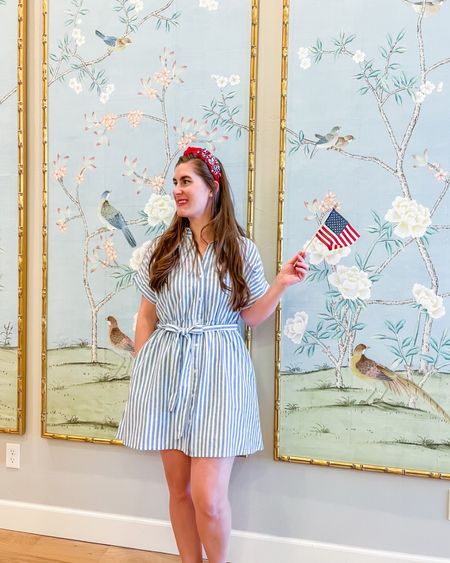 The perfect patriotic headband from @carolinehill. So excited to wear this for 4th of July. 💥 🇺🇸 ❤️🤍💙

#LTKSeasonal #LTKFindsUnder50