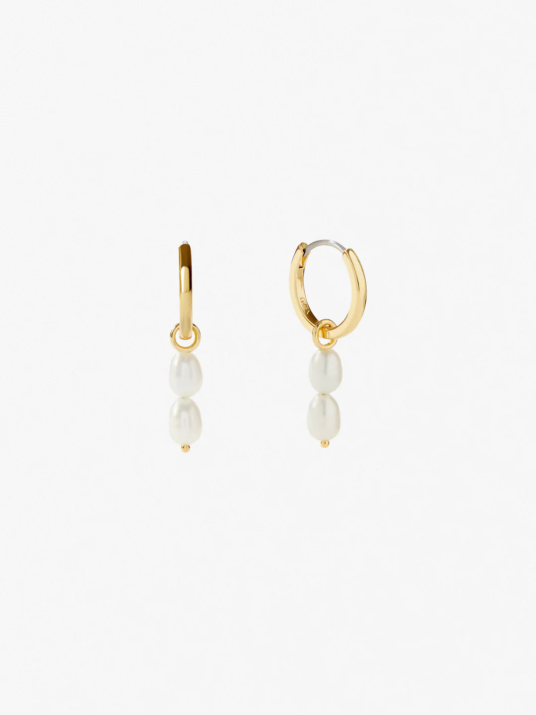 Pearl Huggie Hoops - Double Frida | Ana Luisa