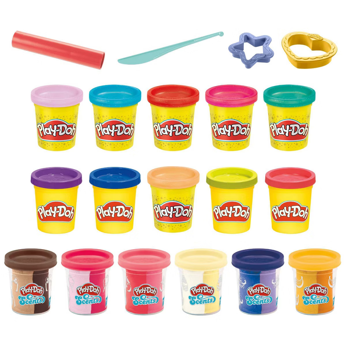 Play-Doh Sparkle and Scents Variety Pack Multipack - 16pc | Target