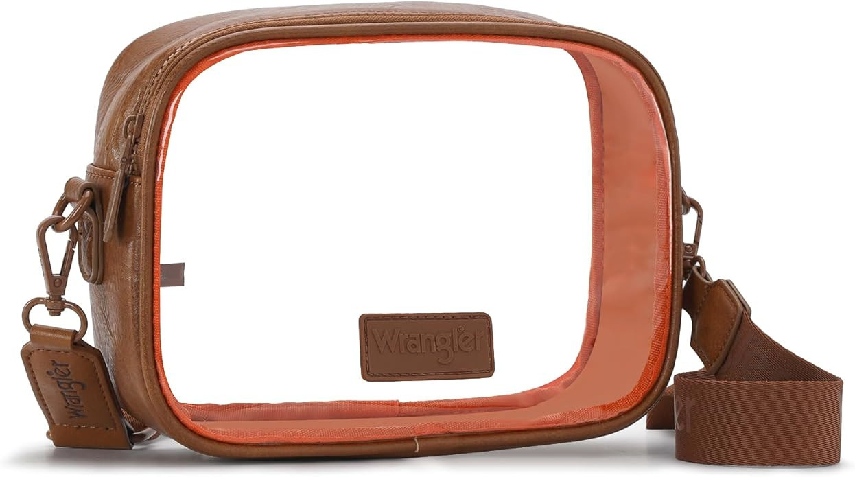 Montana West X Wrangler Clear Bag for Stadium Events Crossbody Purse for Concerts, Sports | Amazon (US)