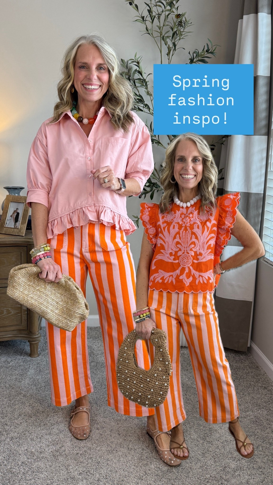 Wear the striped pants! They’re so FUN!!!! Go all in with the orange embroidered shirt

Use code COAST15 on Avara  

#LTKOver40 #LTKdayinmylife #LTKootd