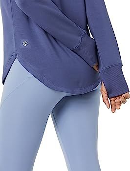 Core 10 Women's Cloud Soft Fleece Standard-Fit Long-Sleeve Sweatshirt | Amazon (US)