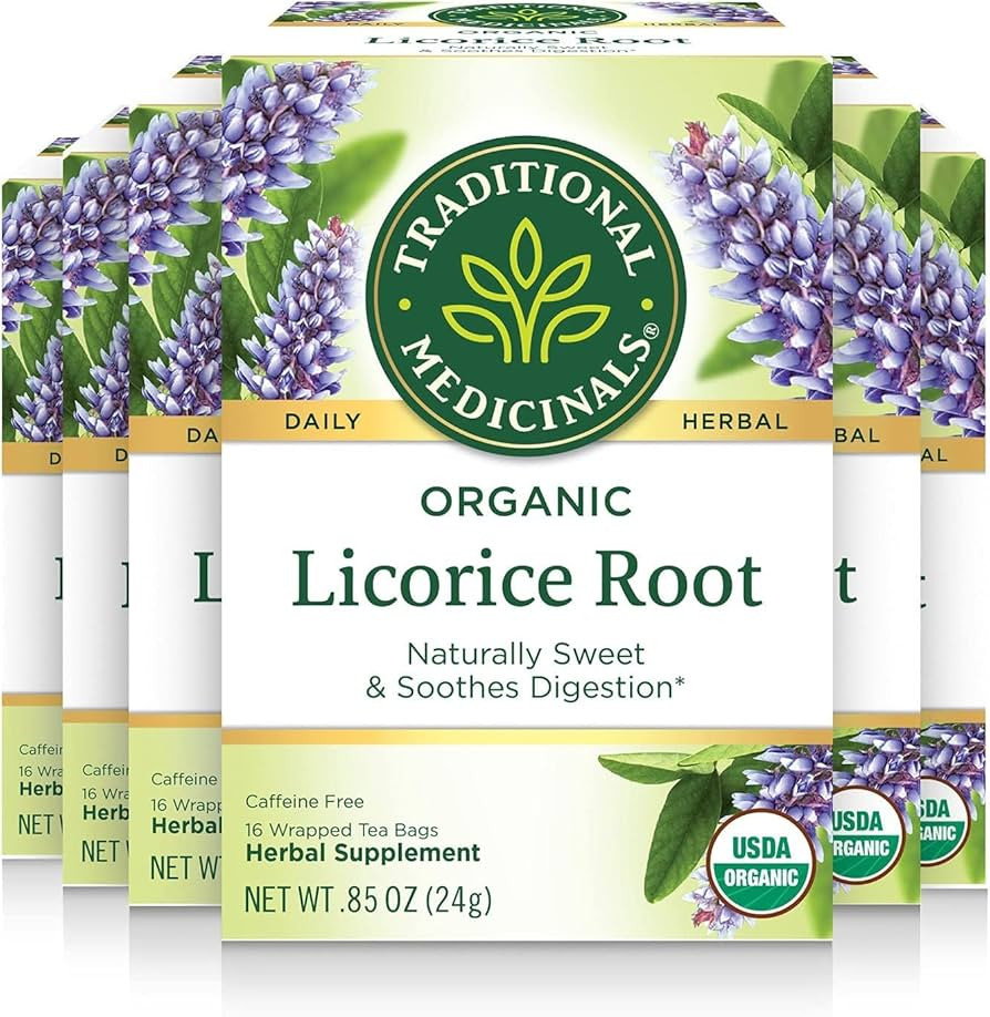 Traditional Medicinals Tea, Organic Licorice Root, Soothes the Digestive Tract & Promotes Respira... | Amazon (US)