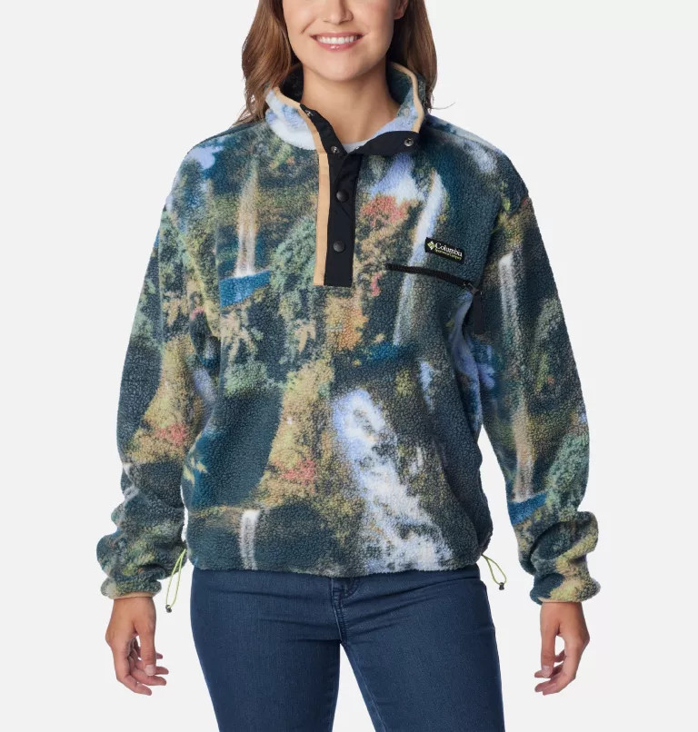 Women's Helvetia™ Cropped Half Snap Fleece Pullover | Columbia Sportswear