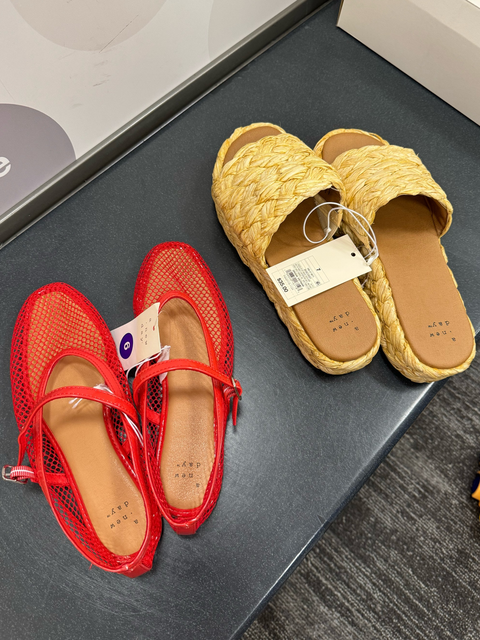 Target shoes raffia sandals rattan sandals ballet flats 