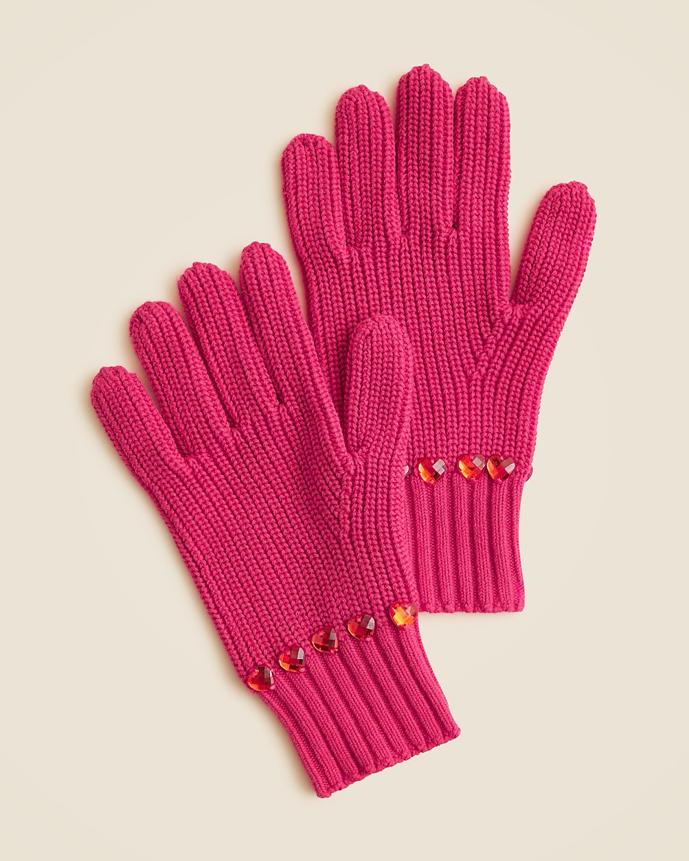Girls' jewel-embellished gloves | J. Crew US