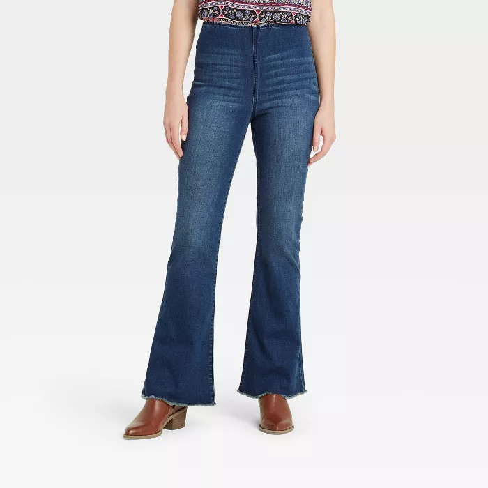 Women's High-Rise Flare Denim Pants - Knox Rose™ | Target