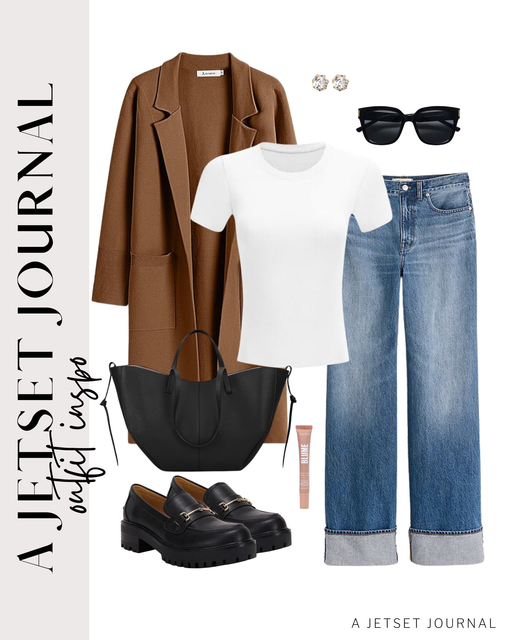 Take a look at the latest trendy jeans and get tips on how to style them perfectly!
front cardigan jacket, puffer shoulder bag, trendy look, on the go look, saddle bag, fall outfit idea, layering pieces, favorite picks, outfit idea

#LTKSeasonal #LTKU #LTKStyleTip