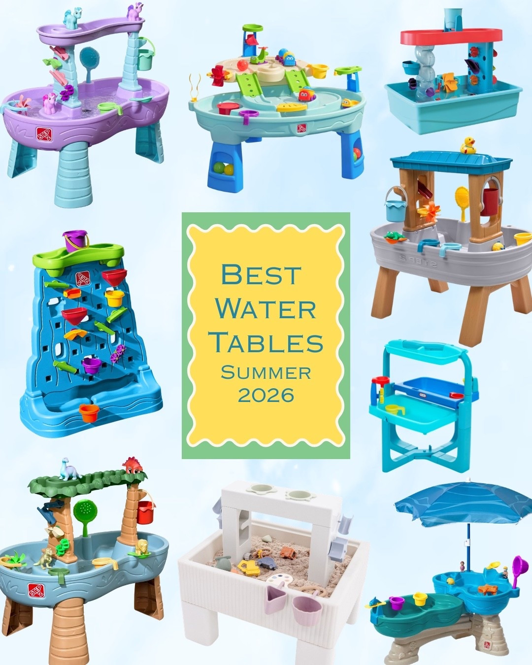 Best water tables for summer fun in the backyard! Screen free outdoor activity for toddlers. Sensory activity for kids. Outdoor toys and summer games for kids.

#LTKSaleAlert #LTKKids #LTKHome