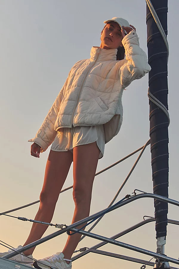 Pippa Packable Puffer Jacket by FP Movement at Free People, Birch Tree, XL | Free People (Global - UK&FR Excluded)