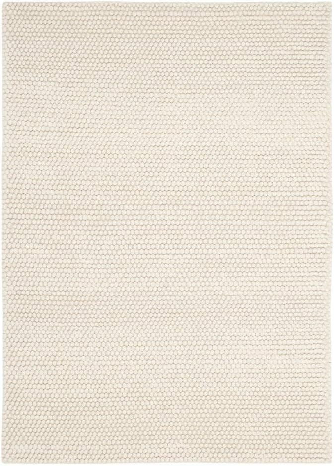 SAFAVIEH Natura Collection Area Rug - 8' x 10', Ivory, Handmade Wool, Ideal for High Traffic Area... | Amazon (US)