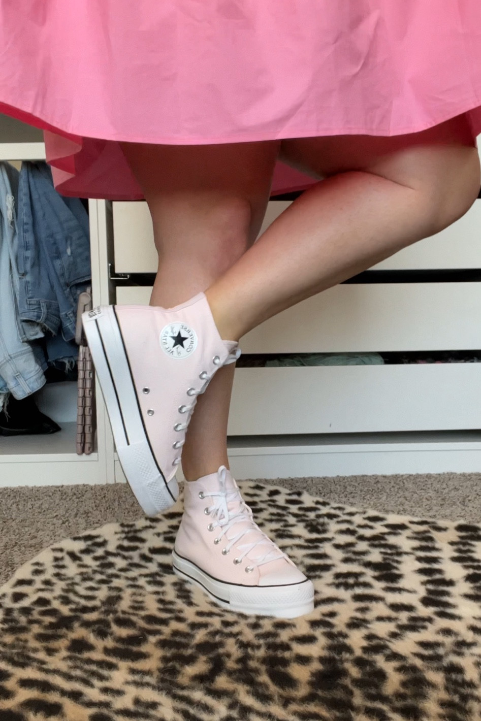Baby pink platform converse. Fit my wide foot. I size down half size to 9  

#LTKshoecrush #LTKFind