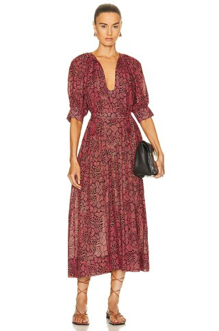 Ulla Johnson Selena Coverup Dress in GLADIOLA | FWRD | FWRD 