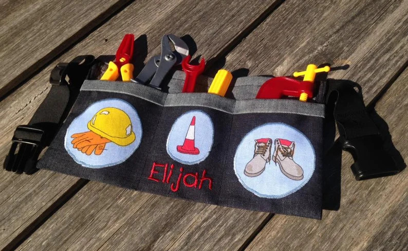 Kids Personalised Tool Belt / Toolbelt With Tools Included - Etsy Australia | Etsy (AU)