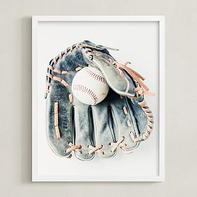 Minted® Baseball 1 Wall Art by Helen Makadia | Pottery Barn Teen
