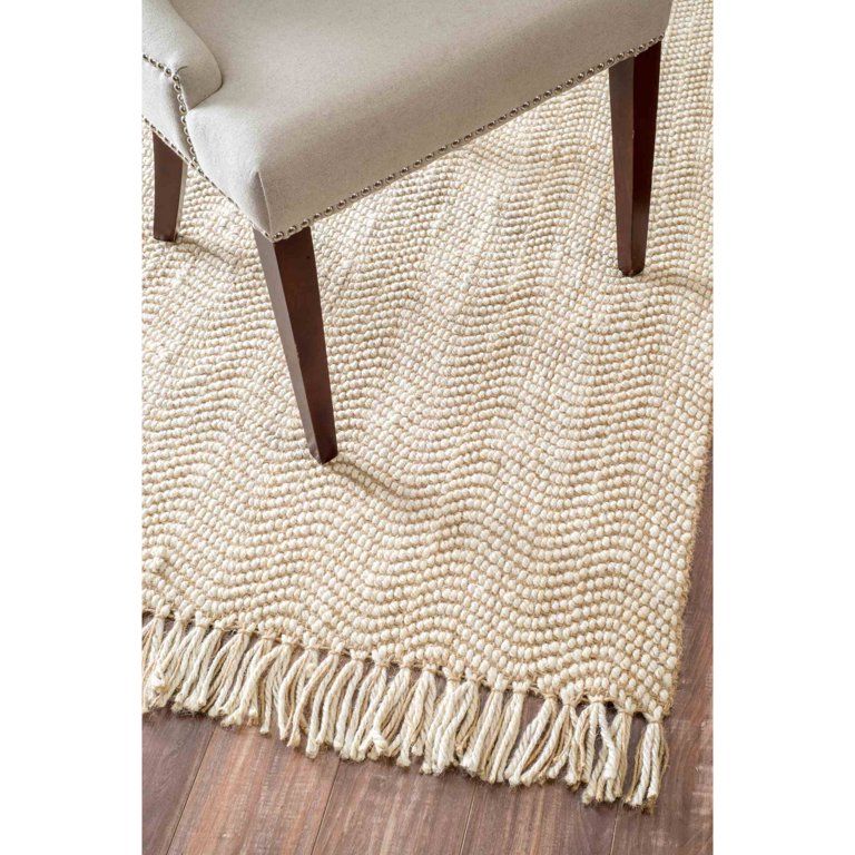 nuLOOM Hand Woven Don Jute With Fringe Area Rug or Runner | Walmart (US)