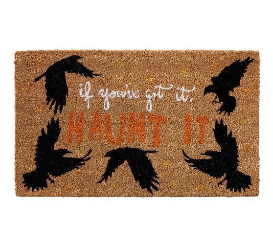 If You Got It Haunt It Print Doormat | Pottery Barn (US)