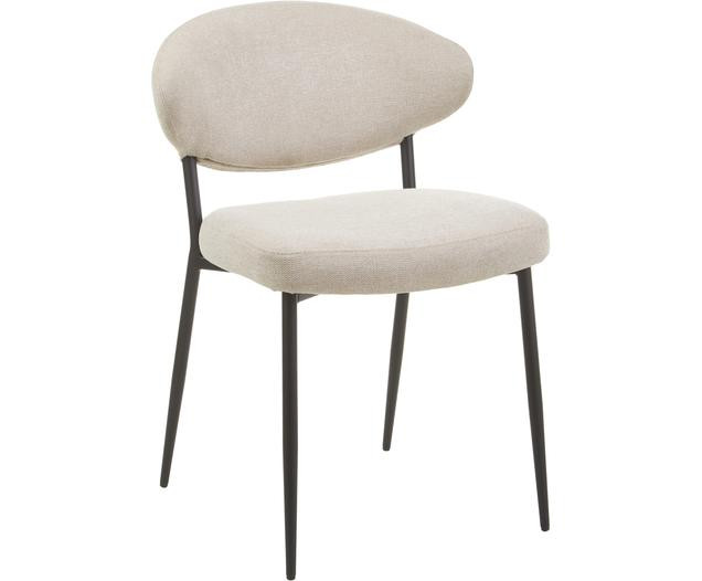 Upholstered chairs Adele in beige, 2 pieces | WestwingNow EU