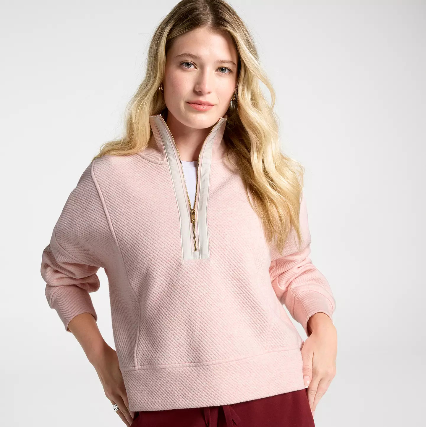 CALIA Women's Elevate Ripple 1/4 Zip Pullover | DICK'S Sporting Goods