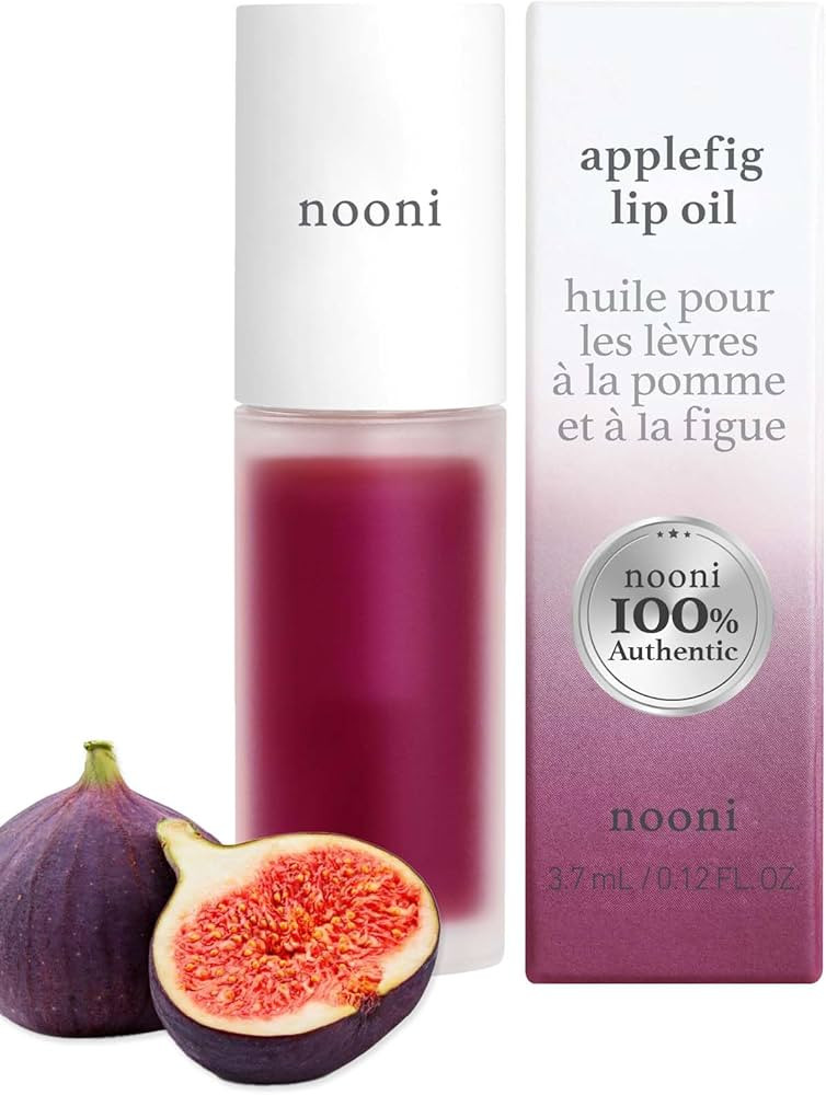 NOONI Korean Lip Oil - Applefig | Lip Stain, Gift, Long-Lasting, Moisturizing, Plumping, Revitali... | Amazon (US)
