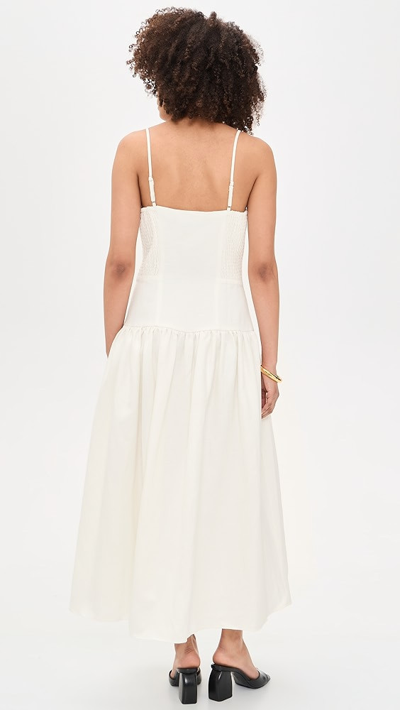 Linen Drop Waist Maxi Dress | Shopbop