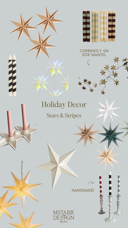 Holiday decor…stars and stripes. 

Striped candles, Moravian stars, string lights, Terrain, Amazon, Etsy, handmade gifts, metal garland, Christmas decor, Urban Outfitters Home

#LTKHoliday #LTKhome #LTKSeasonal