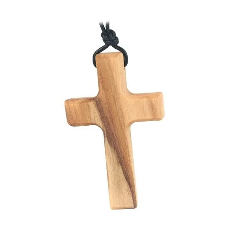 Kokiya Olive Wood Cross Necklace Hand Carved Gift Praying Cross Wood Cross Crucifix for | Walmart (US)