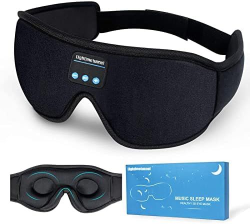 Sleep Headphones, Bluetooth 5.0 Wireless 3D Eye Mask, Lightimetunnel Washable Sleeping Headphones... | Amazon (US)