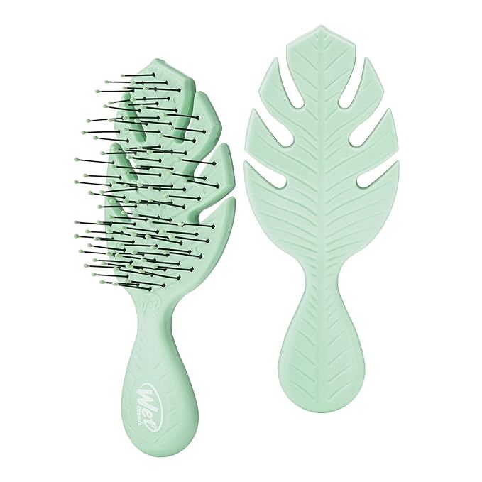 Wet Brush Go Green Mini Detangler, Green - Detangling Travel Hair Brush - Ultra-Soft IntelliFlex ... | Amazon (US)